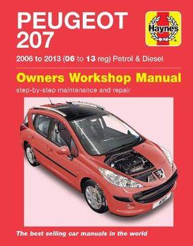 portada Peugeot 207 ('06 to '13) 06 to 09 (en Inglés)