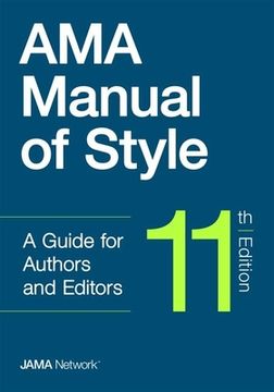 portada Ama Manual Of Style: A Guide For Authors And Editors (in English)
