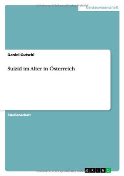 portada Suizid im Alter in Österreich (German Edition)