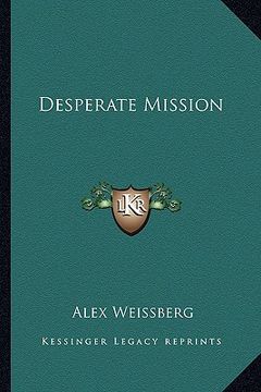 portada desperate mission (en Inglés)