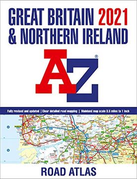 portada 2021 Great Britain & Northern Ireland A-Z Road Atlas (en Inglés)