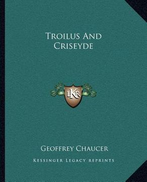 portada troilus and criseyde (en Inglés)
