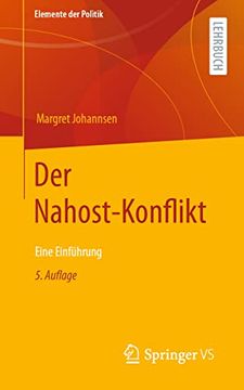 portada Der Nahost-Konflikt: Eine Einführung (Elemente der Politik) (German Edition) (en Alemán)