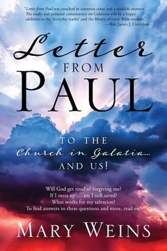 portada Letter from Paul: To the Church in Galatia and Us! (en Inglés)