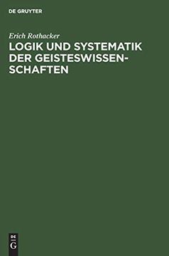 portada Logik und Systematik der Geisteswissenschaften 