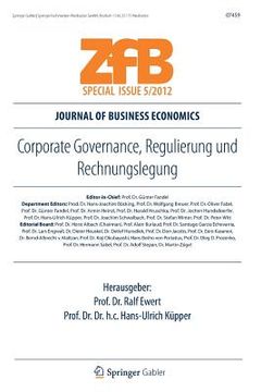 portada corporate governance, regulierung und rechnungslegung (en Alemán)