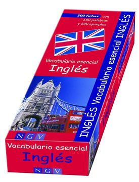 portada Vocabulario Ingles Esencial: 500 Fichas, 500 Palabras y 800