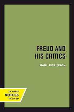 portada Freud and his Critics (en Inglés)