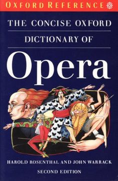 portada The Concise Oxford Dictionary of Opera (Oxford Quick Reference) (en Inglés)