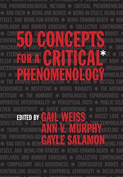 portada 50 Concepts for a Critical Phenomenology (en Inglés)