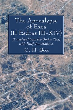 portada The Apocalypse of Ezra (II Esdras III-XIV) (in English)