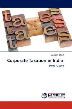 portada corporate taxation in india (en Inglés)