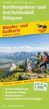 portada Berchtesgadener Land, bad Reichenhall, Königssee: Wander- und Radkarte mit Ausflugszielen & Freizeittipps, Wetterfest, Reißfest, Abwischbar, Gps-Genau. 1: 35000 (Wander- und Radkarte / Wurk) (en Alemán)