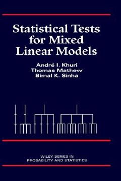 portada statistical tests for mixed linear models (en Inglés)