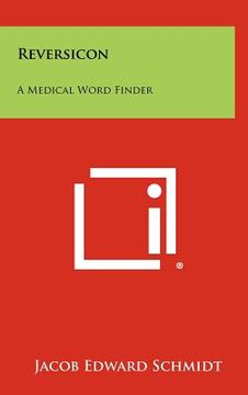 portada reversicon: a medical word finder (en Inglés)