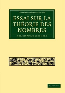 portada Essai sur la Théorie des Nombres 2nd Edition Paperback (Cambridge Library Collection - Mathematics) (en Inglés)
