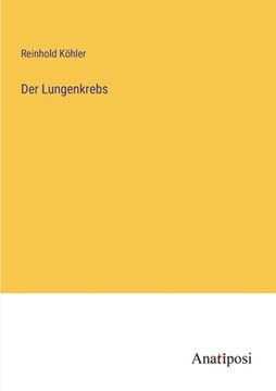 portada Der Lungenkrebs (in German)
