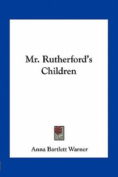 portada mr. rutherford's children (en Inglés)