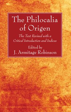 portada The Philocalia of Origen