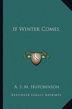 portada if winter comes (en Inglés)