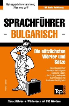 portada Sprachführer Deutsch-Bulgarisch und Mini-Wörterbuch mit 250 Wörtern (en Alemán)