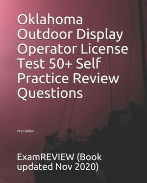 portada Oklahoma Outdoor Display Operator License Test 50+ Self Practice Review Questions 2017 Edition