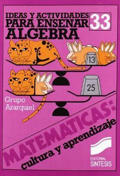 portada ideas y actividades para enseñar álgebra (in Spanish)