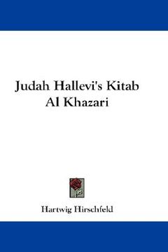 portada judah hallevi's kitab al khazari (en Inglés)