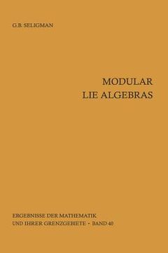 portada modular lie algebras (en Inglés)