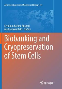 portada Biobanking and Cryopreservation of Stem Cells (en Inglés)