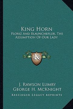 portada king horn: floriz and blauncheflur, the assumption of our lady (en Inglés)