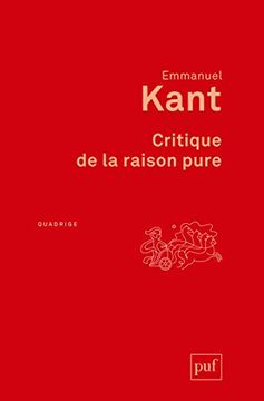portada Critique de la Raison Pure: Traduction Française Avec Notes par a. Tremesaygues et b. Pacaud (en Francés)