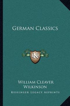 portada german classics (in English)