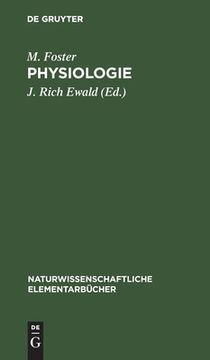 portada Physiologie (Naturwissenschaftliche Elementarbã Â¼Cher) (German Edition) [Hardcover ] (en Alemán)
