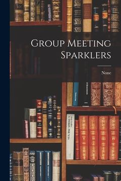 portada Group Meeting Sparklers (in English)