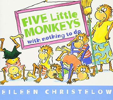 portada Five Little Monkeys with Nothing to Do (A Five Little Monkeys Story) (in English)