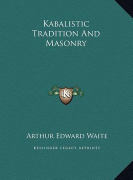 portada kabalistic tradition and masonry (en Inglés)