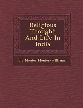 portada Religious Thought And Life In India (en Inglés)
