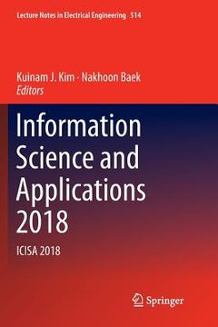 portada Information Science and Applications 2018: Icisa 2018 (en Inglés)