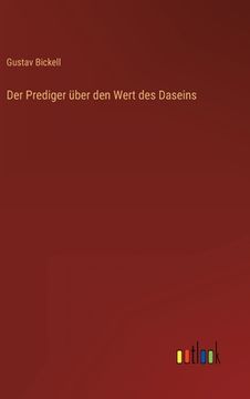 portada Der Prediger über den Wert des Daseins (en Alemán)
