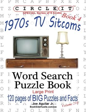 portada Circle It, 1970s Sitcoms Facts, Book 4, Word Search, Puzzle Book (en Inglés)