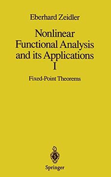 portada Nonlinear Functional Analysis and its Applications: It Fixed-Point Theorems (Nonlinear Functional Analysis & its Applications) (Pt. 1) (en Inglés)