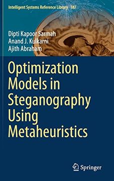 portada Optimization Models in Steganography Using Metaheuristics (Intelligent Systems Reference Library) (en Inglés)