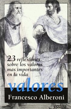 portada Valores. 23 reflexiones sobre los valores más importantes en la vida (in Spanish)