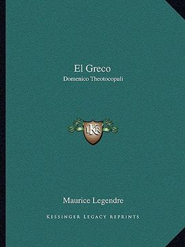 portada El Greco: Domenico Theotocopuli (en Alemán)