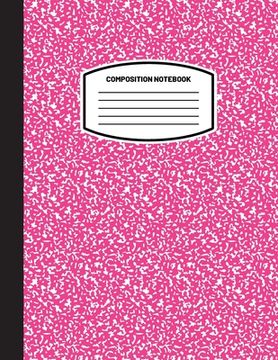 portada Classic Composition Notebook: (8. 5X11) Wide Ruled Lined Paper Notebook Journal (Pink) (Notebook for Kids, Teens, Students, Adults) Back to School and Writing Notes 