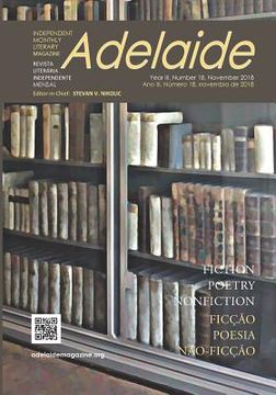 portada Adelaide: Independent Monthly Literary Magazine No.18, November 2018