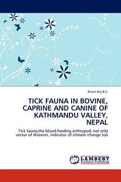 portada tick fauna in bovine, caprine and canine of kathmandu valley, nepal (en Inglés)