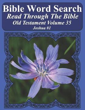 portada Bible Word Search Read Through The Bible Old Testament Volume 35: Joshua #1 Extra Large Print (en Inglés)