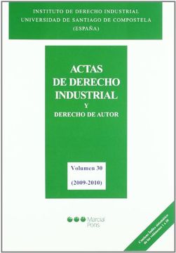 portada actas de derecho industrial 30 (in Spanish)